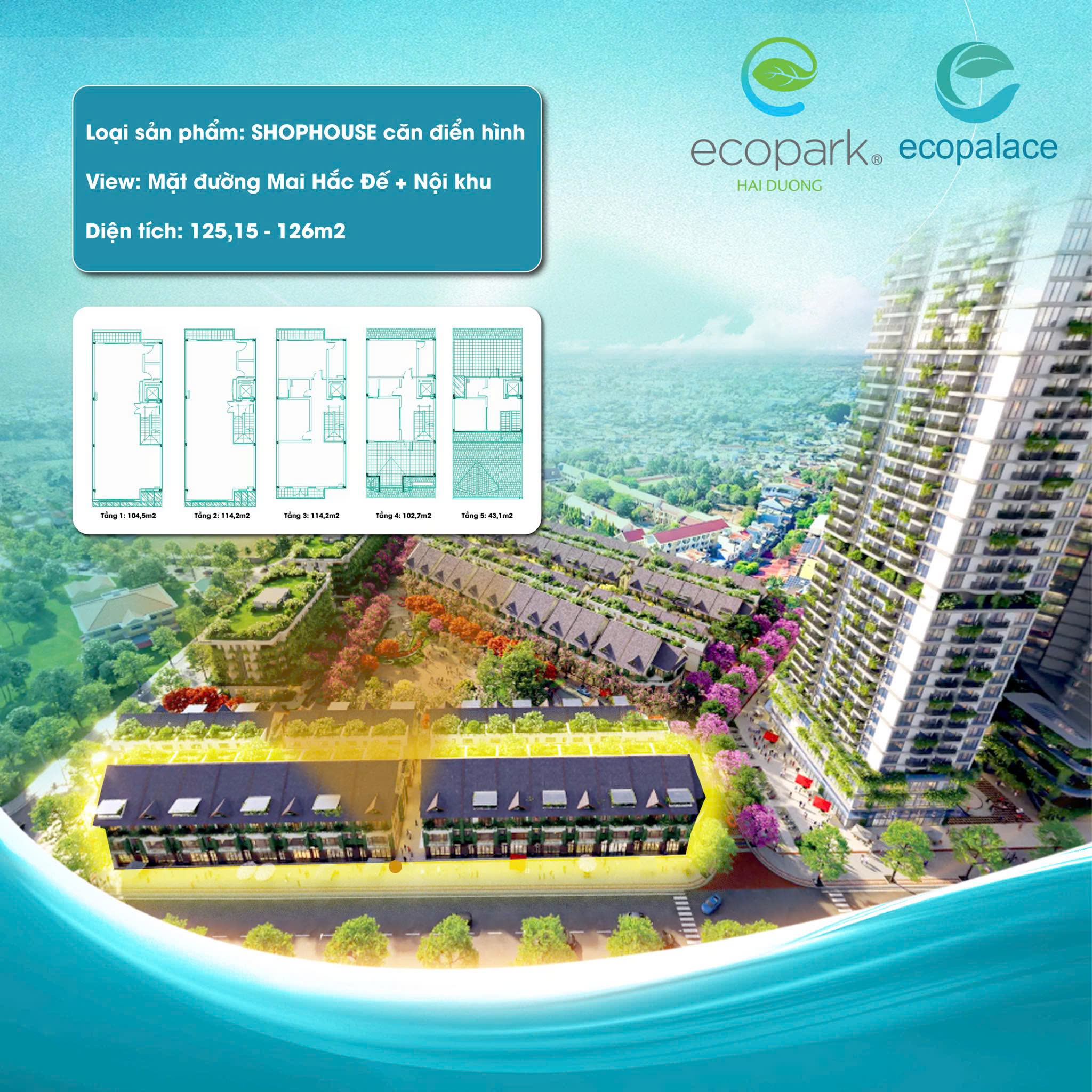 Hình ảnh liên quan đến 💥 SHOPHOUSE ECOPALACE – TÂM ĐIỂM THƯƠNG MẠI GIỮA TRUNG TÂM BUÔN MA THUỘT Giữ trọn mạch giao thương – Kích hoạt dòng tiền bền vững