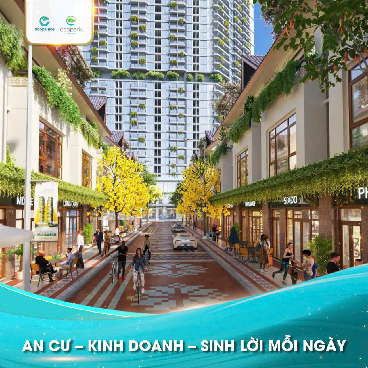 Hình ảnh liên quan đến 🔹 SHOPHOUSE ECOPALACE – KINH DOANH SẦM UẤT, SỐNG CHẤT RIÊNG BIỆT 🔹