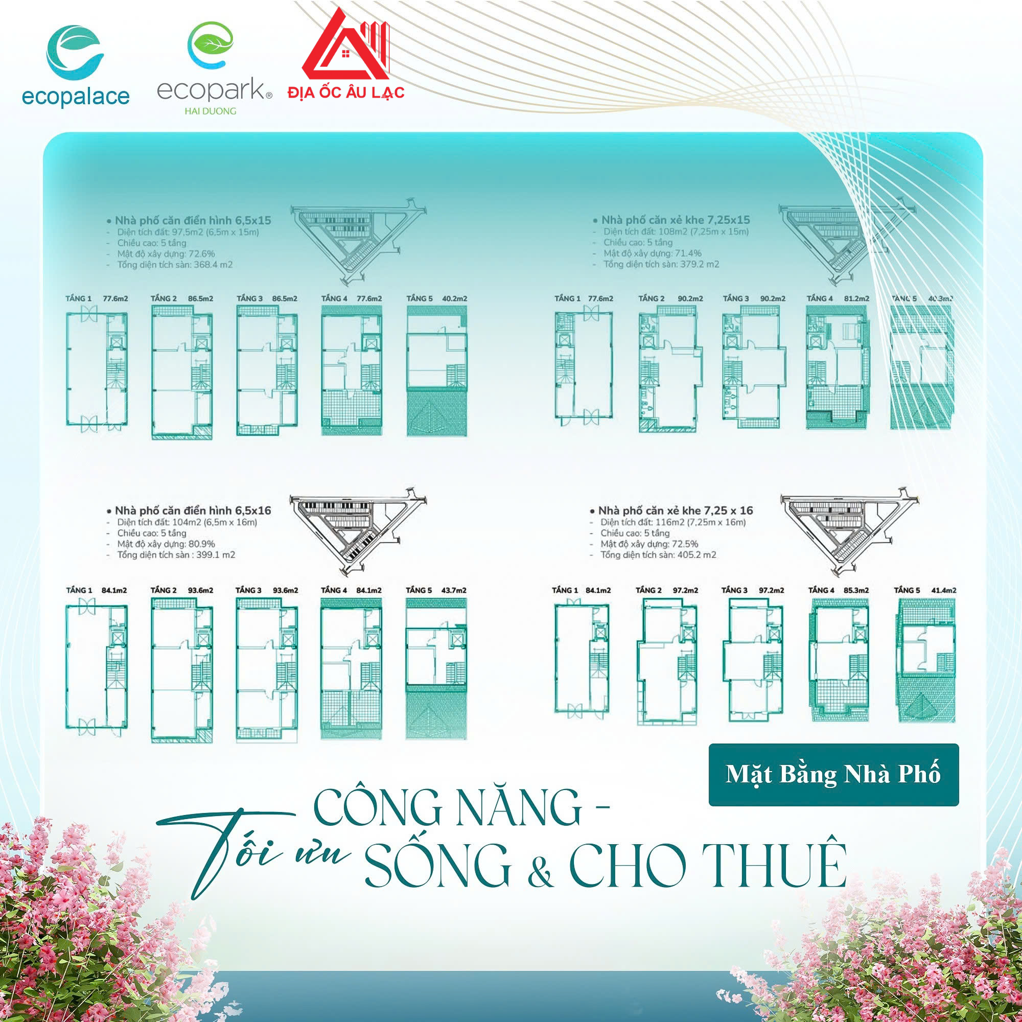 Hình ảnh liên quan đến Ecopalace Đắk Lắk – Nhà phố đa năng, khai thác linh hoạt, đầu tư sinh lời